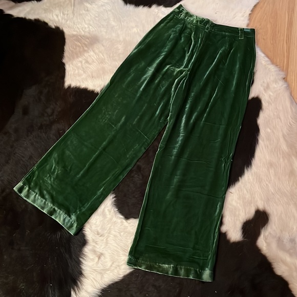 Reformation Wes Velvet Wide Leg Pants - Picture 5 of 7